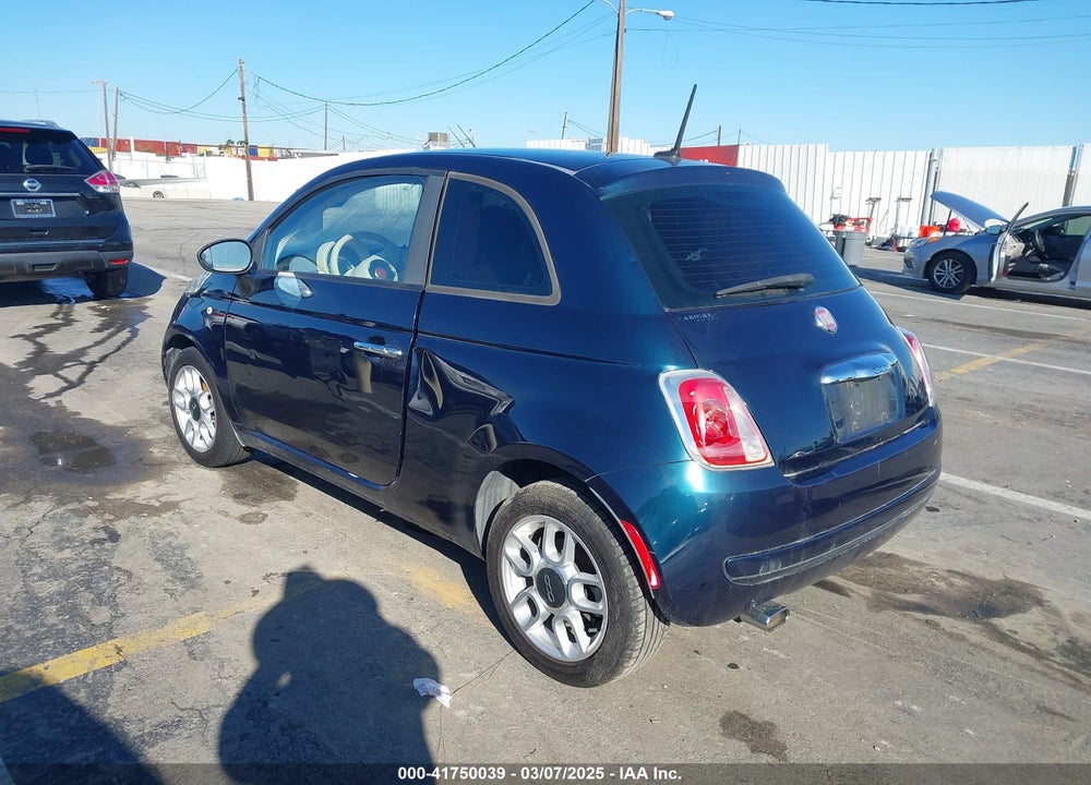 2013 FIAT 500 VIN: 3C3CFFAR9DT684474