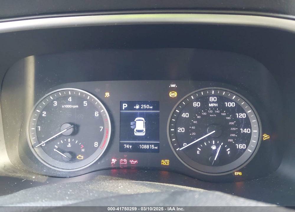 2019 HYUNDAI TUCSON VIN: KM8J2CA44KU869810