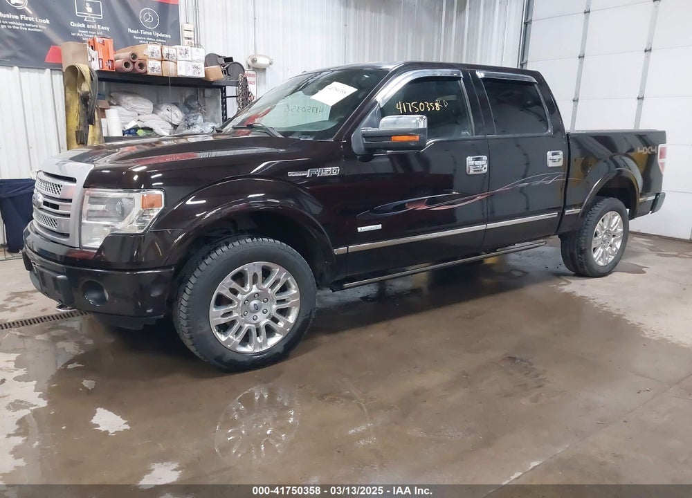2013 FORD F-150 PLATINUM VIN: 1FTFW1ET4DFA96171