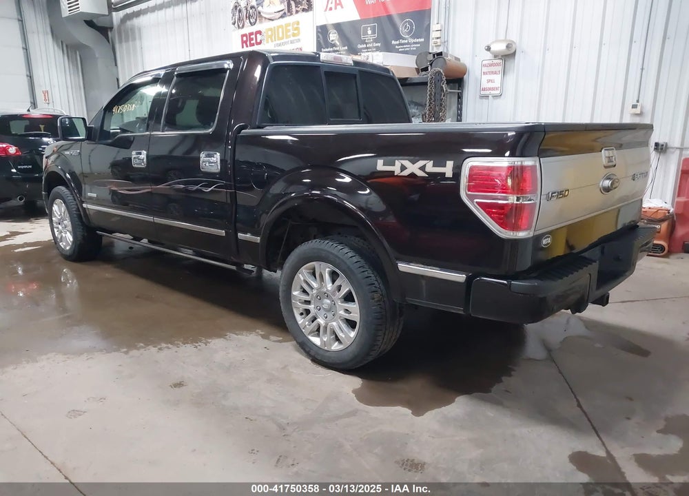 2013 FORD F-150 PLATINUM VIN: 1FTFW1ET4DFA96171