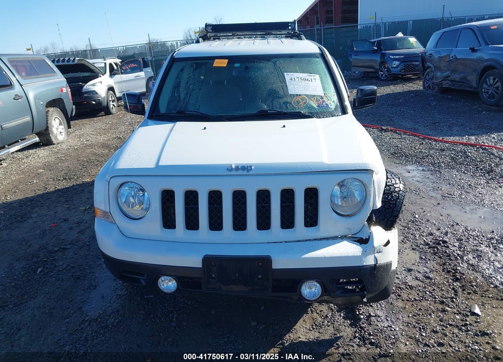 2017 JEEP PATRIOT VIN: 1C4NJRBB0HD196872
