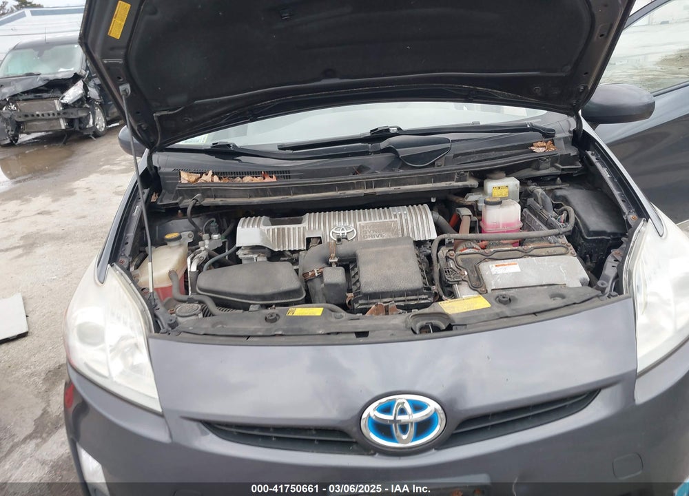 2011 TOYOTA PRIUS THREE VIN: JTDKN3DU9B0255712