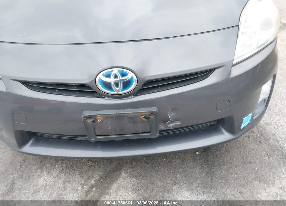 2011 TOYOTA PRIUS THREE VIN: JTDKN3DU9B0255712