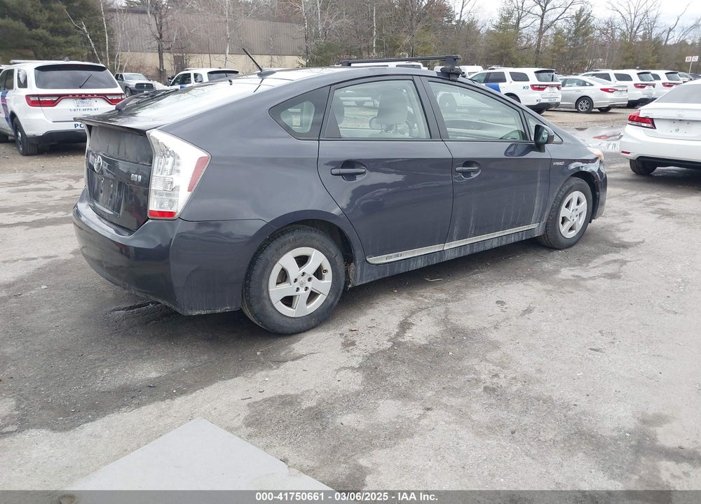 2011 TOYOTA PRIUS THREE VIN: JTDKN3DU9B0255712