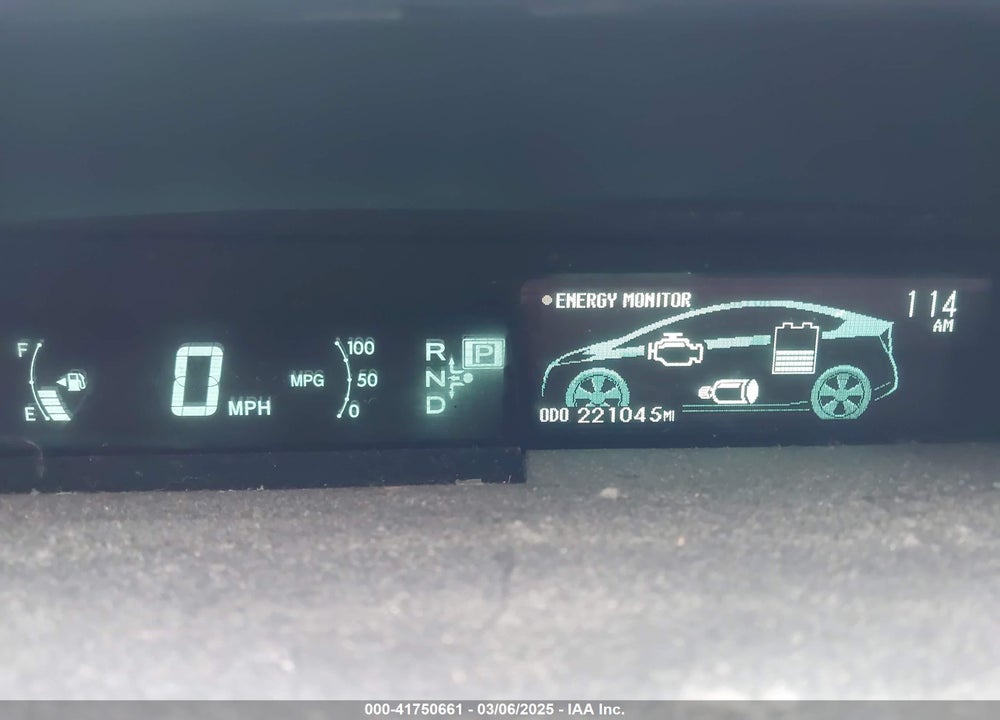 2011 TOYOTA PRIUS THREE VIN: JTDKN3DU9B0255712