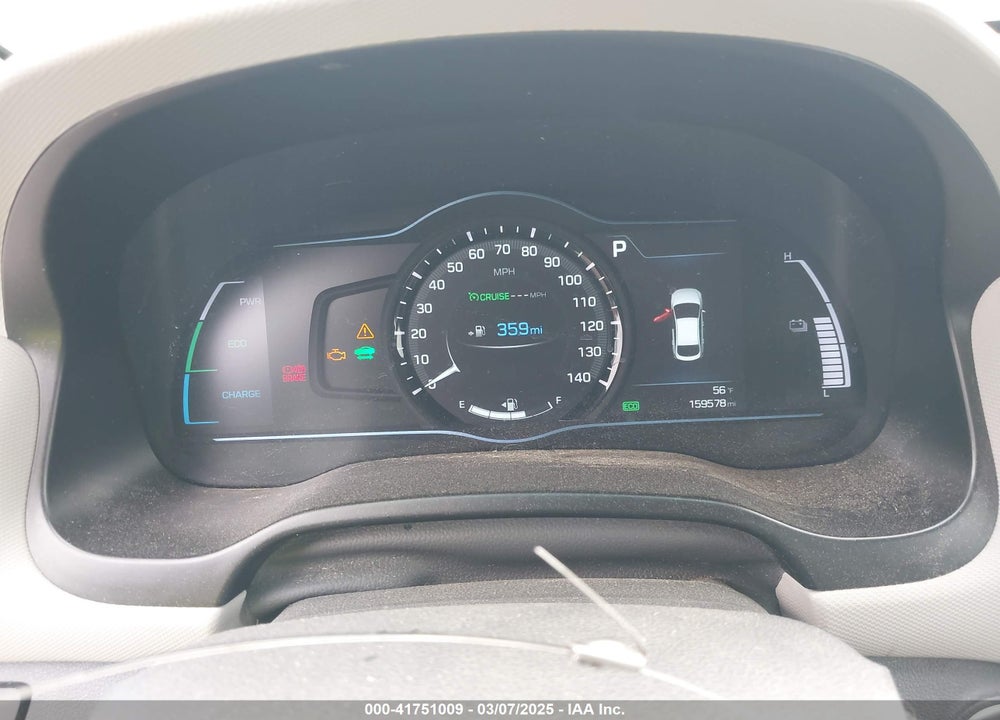 2019 HYUNDAI IONIQ HYBRID VIN: KMHC75LC2KU119543