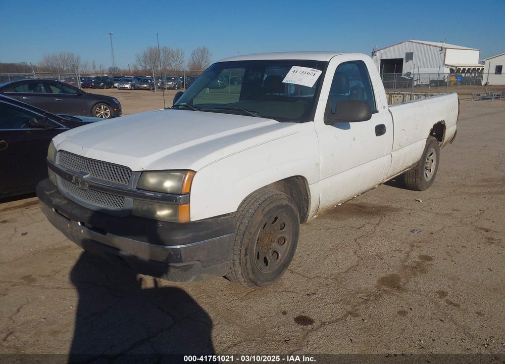 2005 CHEVROLET SILVERADO 1500 WORK TRUCK VIN: 1GCEC14VX5Z220807