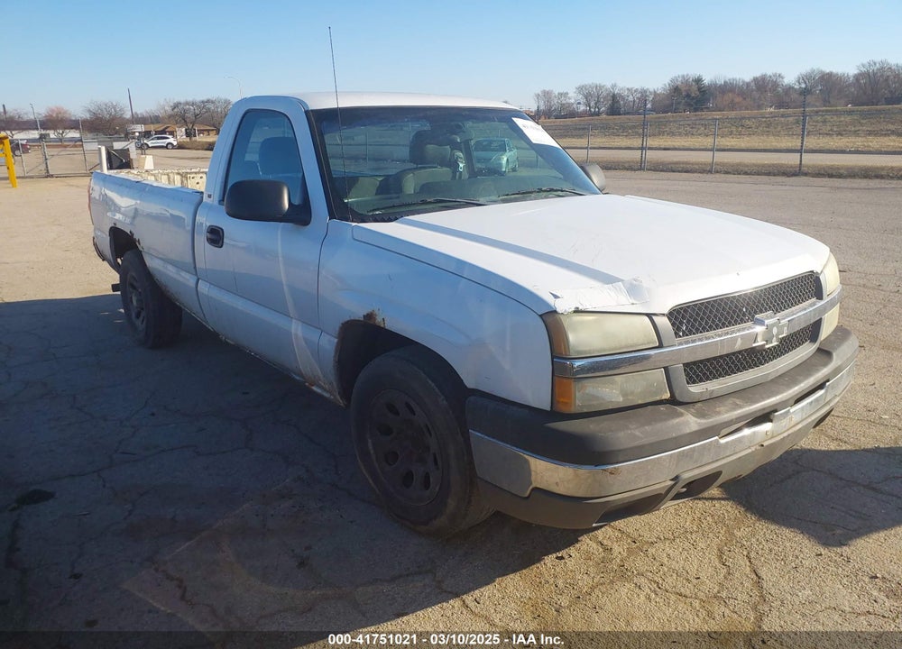 2005 CHEVROLET SILVERADO 1500 WORK TRUCK VIN: 1GCEC14VX5Z220807