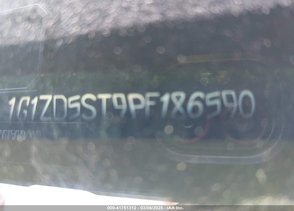 2023 CHEVROLET MALIBU VIN: 1G1ZD5ST9PF186590
