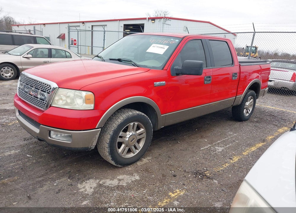 2005 FORD F-150 VIN: 1FTPW125X5FA69245