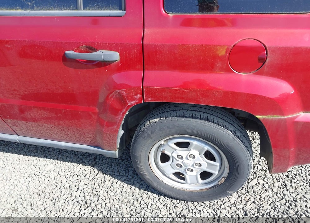 2007 JEEP PATRIOT VIN: 1J8FT28W77D401093