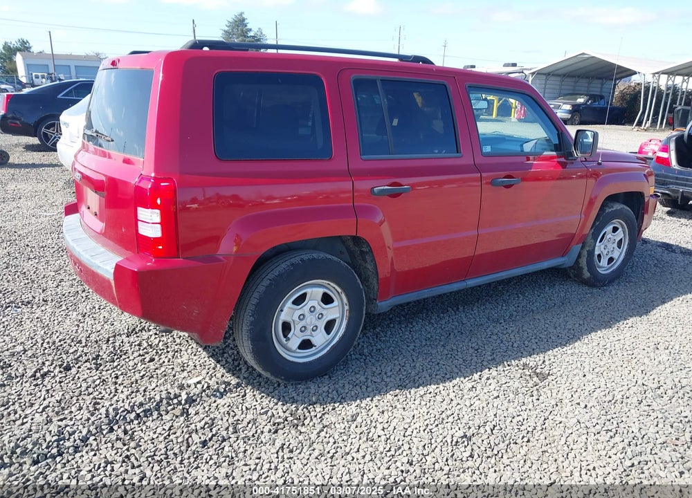 2007 JEEP PATRIOT VIN: 1J8FT28W77D401093