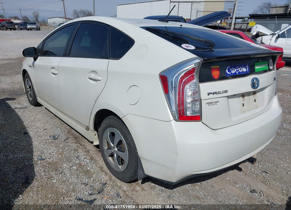 2012 TOYOTA PRIUS VIN: JTDKN3DU7C1495322