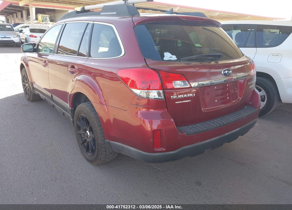 2011 SUBARU OUTBACK 2.5I LIMITED VIN: 4S4BRBJC0B3347828