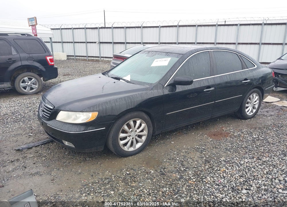 2006 HYUNDAI AZERA VIN: KMHFC46F76A084367
