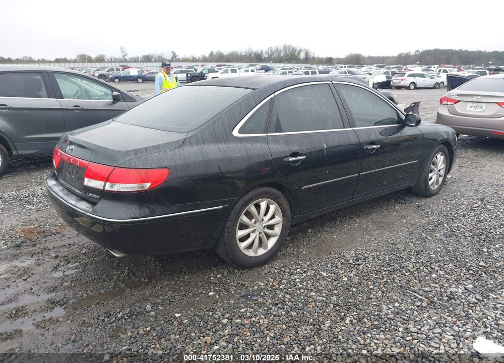 2006 HYUNDAI AZERA VIN: KMHFC46F76A084367