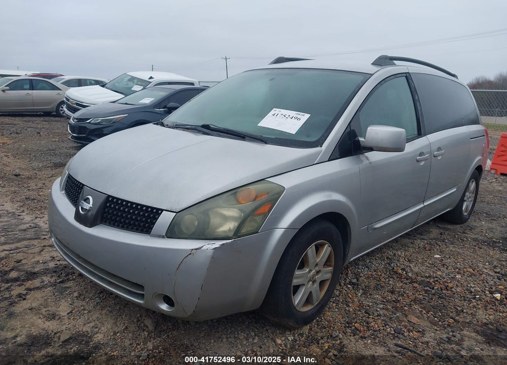 2004 NISSAN QUEST 3.5 SL VIN: 5N1BV28U74N320224