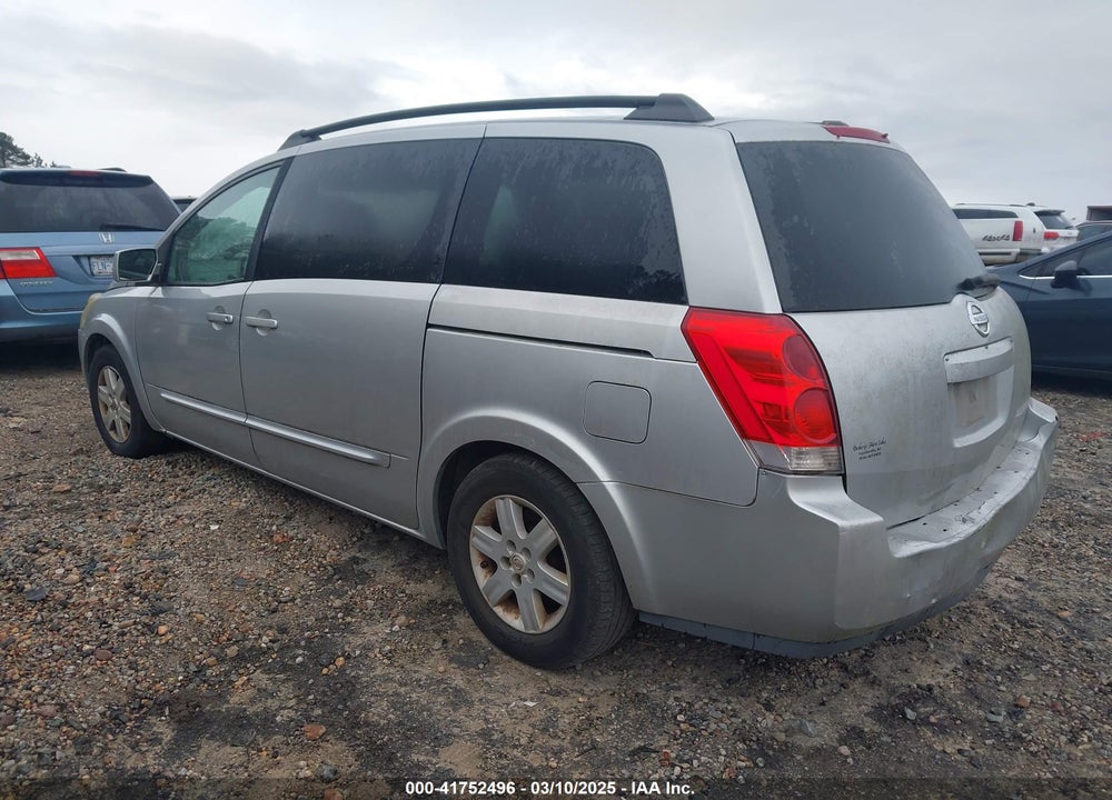 2004 NISSAN QUEST 3.5 SL VIN: 5N1BV28U74N320224
