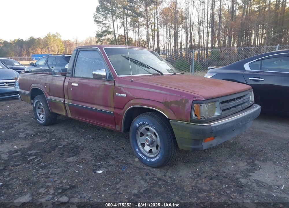 1992 MAZDA B2200 SHORT BED VIN: JM2UF1135N0307939