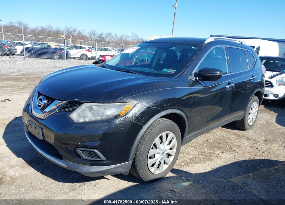 2016 NISSAN ROGUE S VIN: KNMAT2MV8GP609092