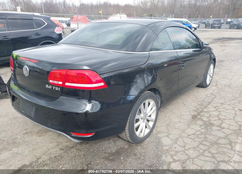 2012 VOLKSWAGEN EOS VIN: WVWBW7AH4CV019257