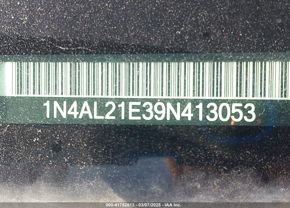 2009 NISSAN ALTIMA VIN: 1N4AL21E39N413053