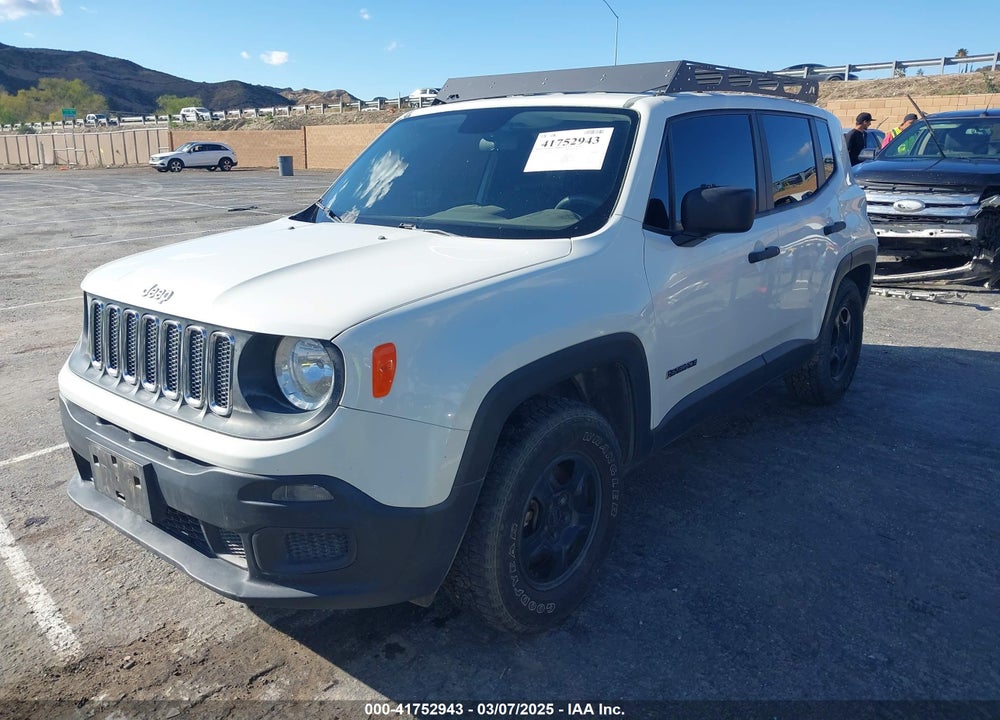 2017 JEEP RENEGADE SPORT 4X4 VIN: ZACCJBAH3HPF38935