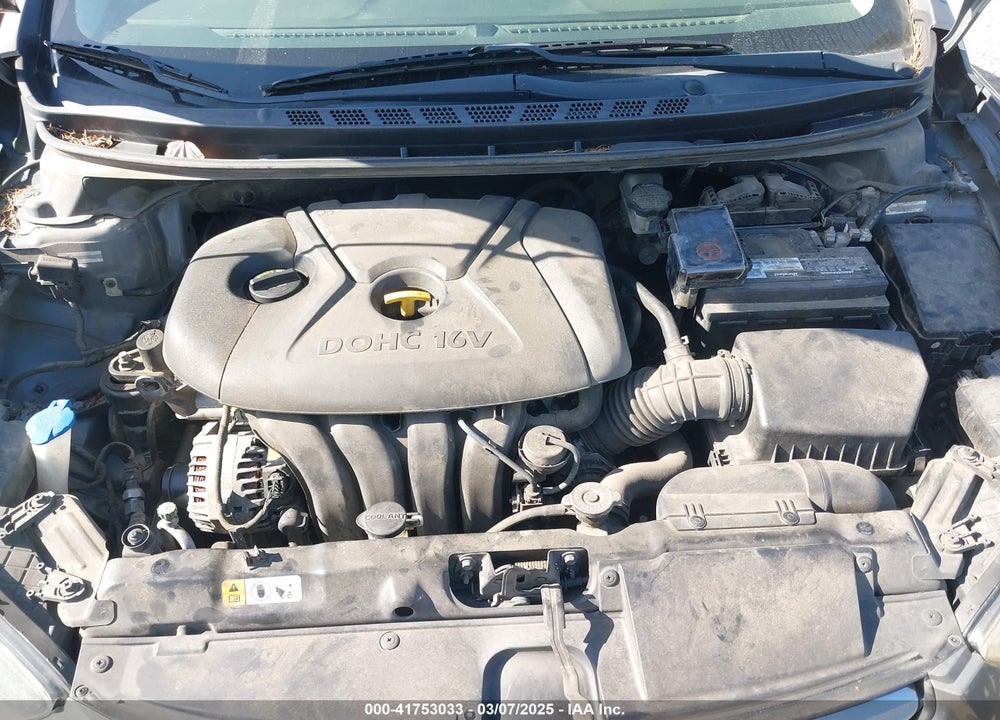 2013 HYUNDAI ELANTRA VIN: 5NPDH4AE6DH206198