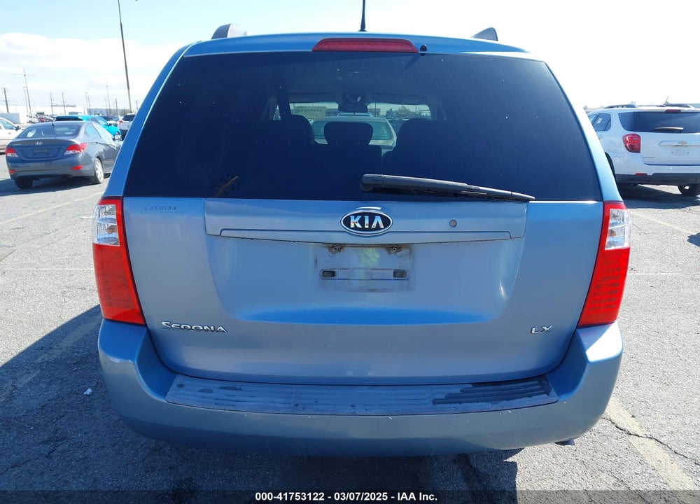 2009 KIA SEDONA VIN: KNDMB233396300879