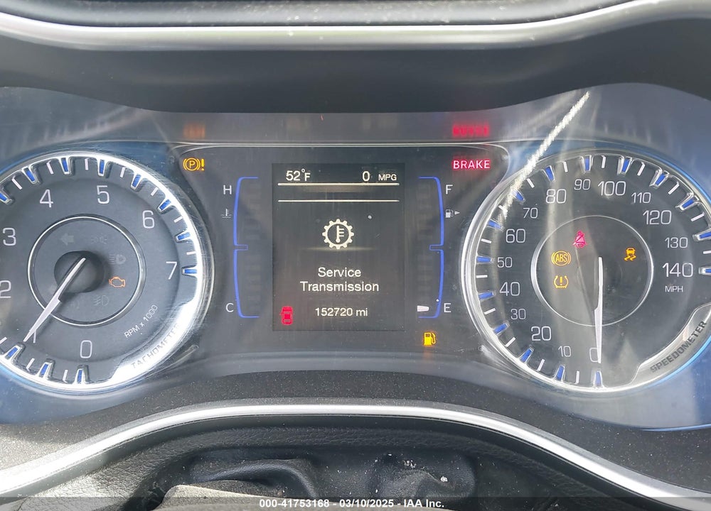 2016 CHRYSLER 200 VIN: 1C3CCCAB8GN164345