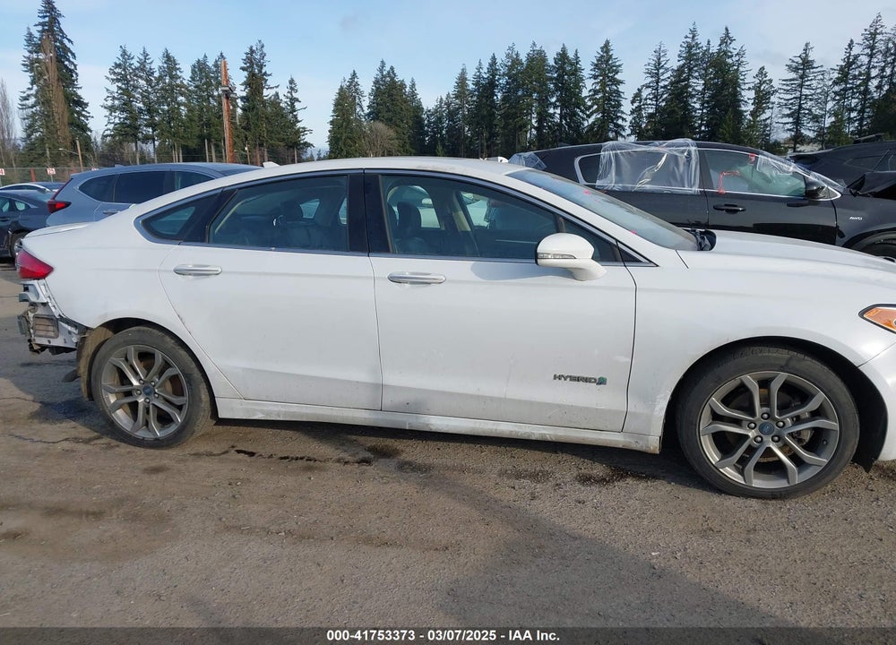 2019 FORD FUSION HYBRID VIN: 3FA6P0RU2KR183017