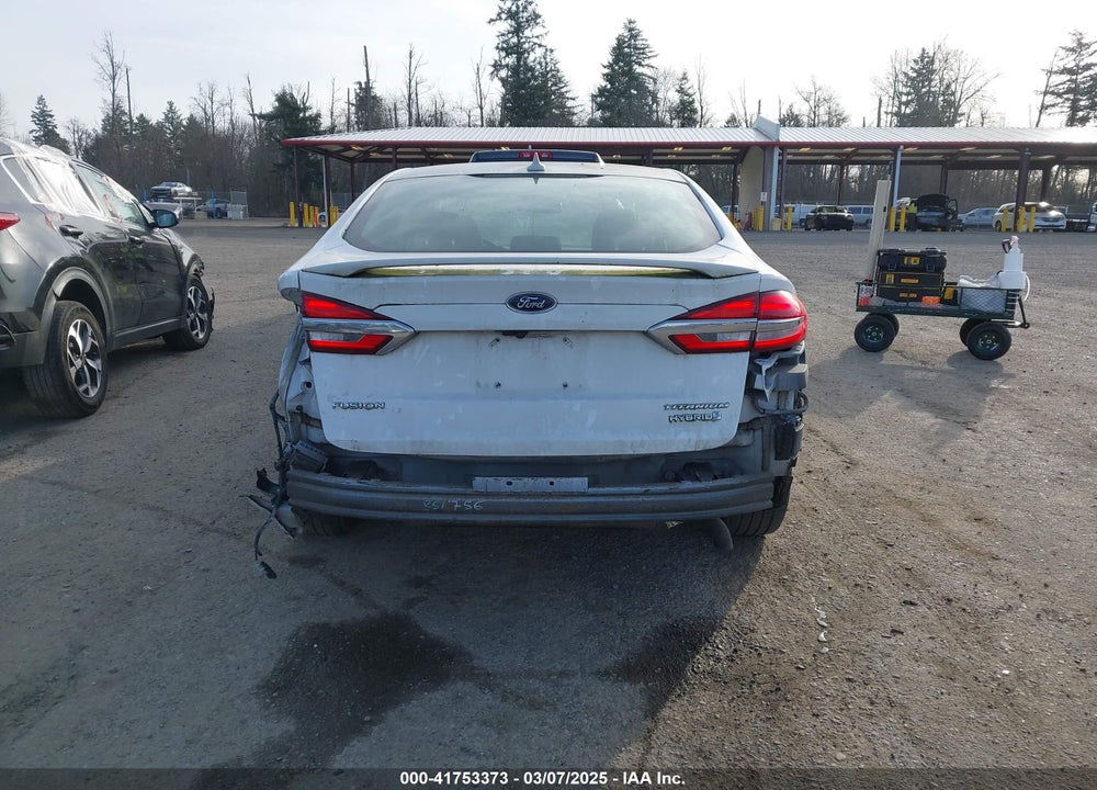 2019 FORD FUSION HYBRID VIN: 3FA6P0RU2KR183017