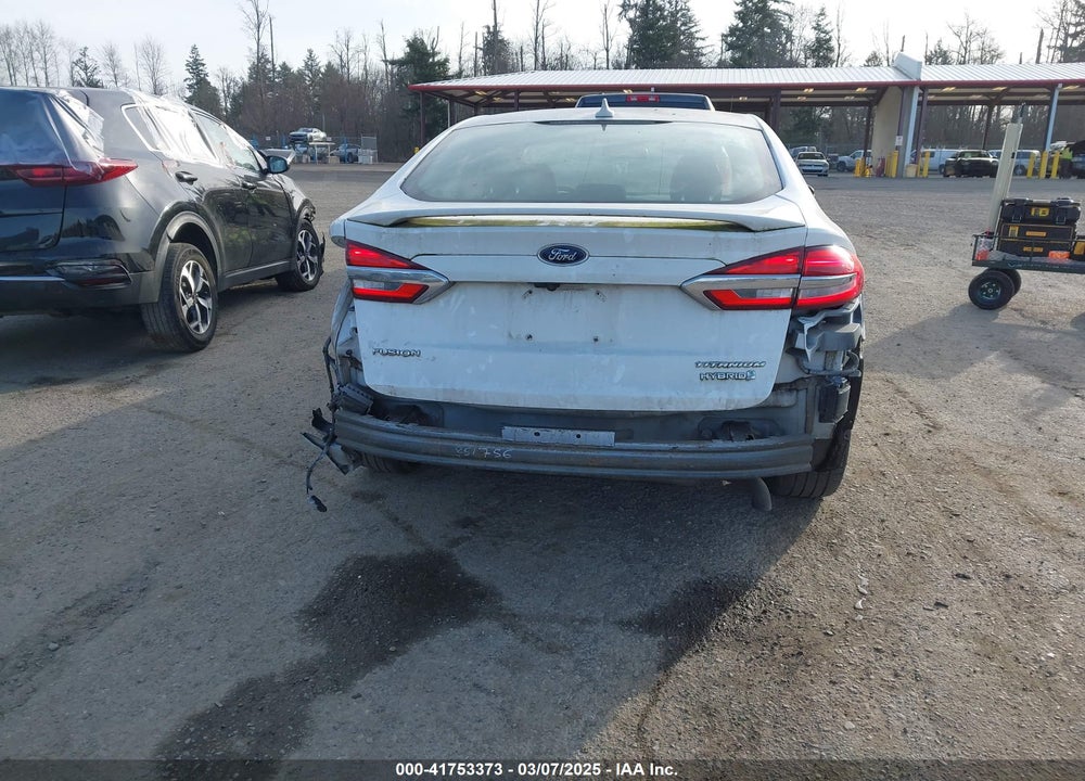 2019 FORD FUSION HYBRID VIN: 3FA6P0RU2KR183017