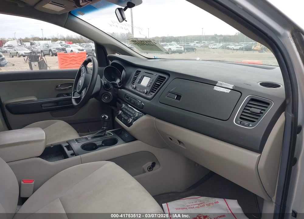2015 KIA SEDONA LX VIN: KNDMB5C15F6071729
