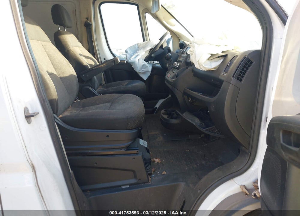 2018 RAM PROMASTER 2500 HIGH ROOF 159 WB VIN: 3C6TRVDG2JE152031