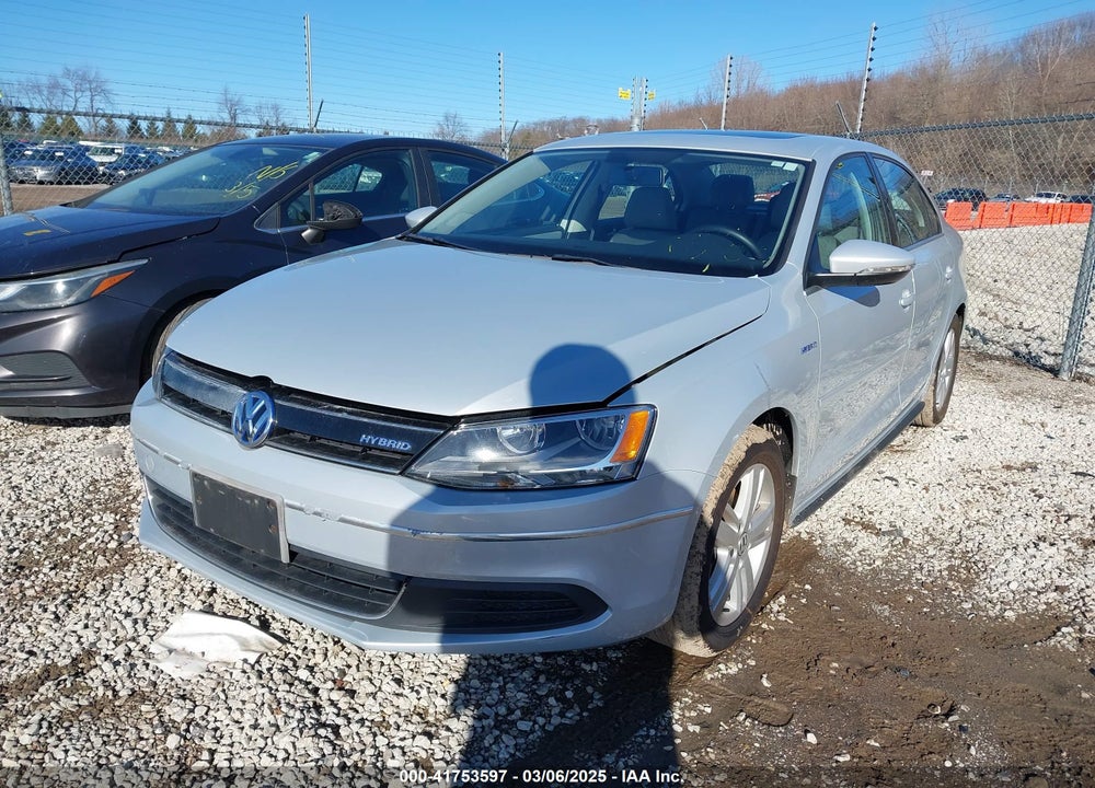 2013 VOLKSWAGEN JETTA HYBRID VIN: 3VW637AJ6DM225167