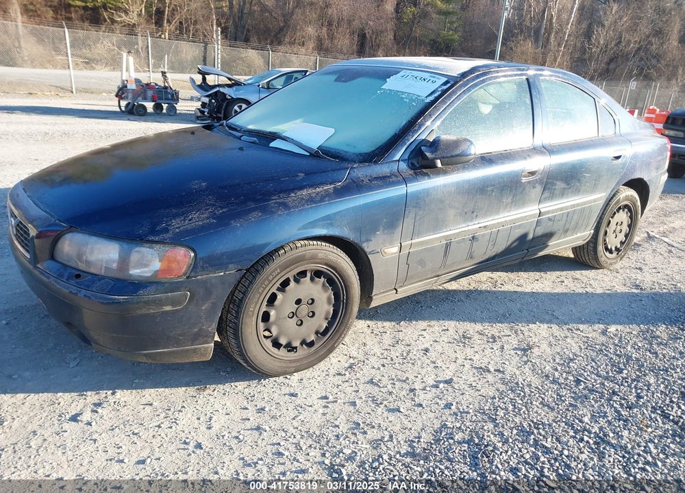 2003 VOLVO S60 2.5T AWD VIN: YV1RH59H232255483