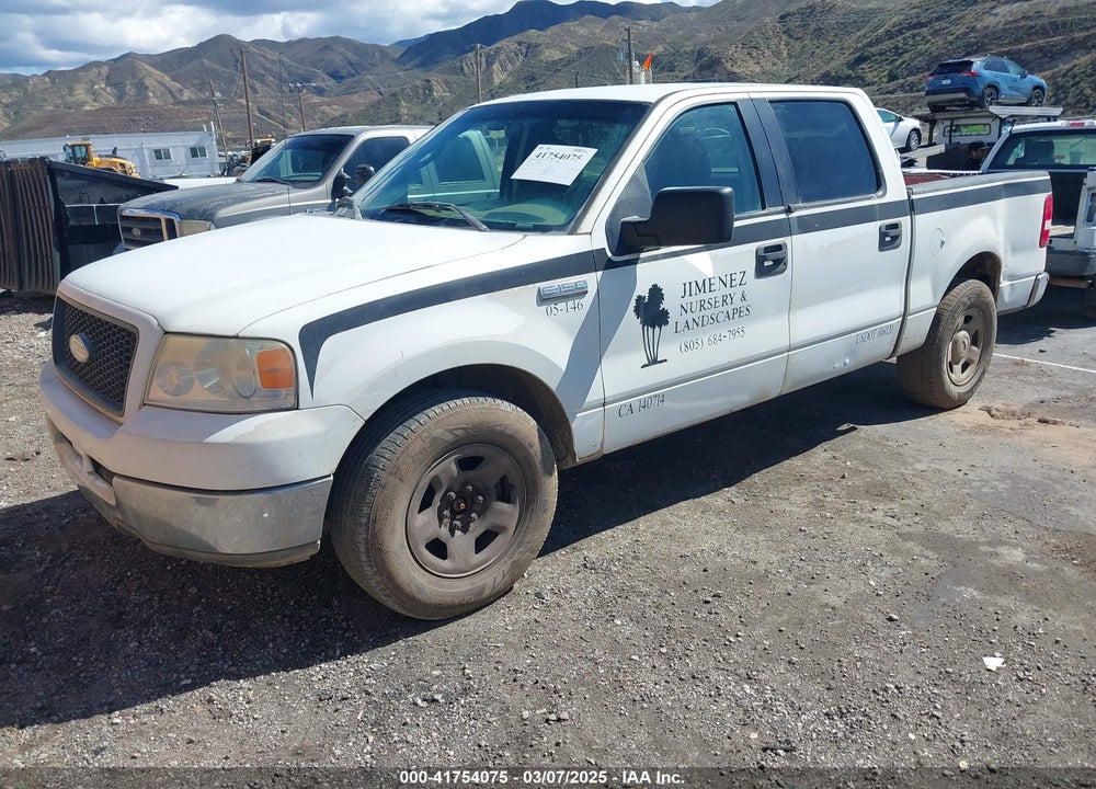 2005 FORD F-150 XLT VIN: 1FTRW12W65FA14163