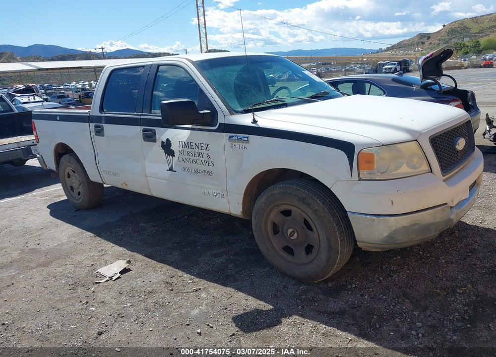 2005 FORD F-150 XLT VIN: 1FTRW12W65FA14163