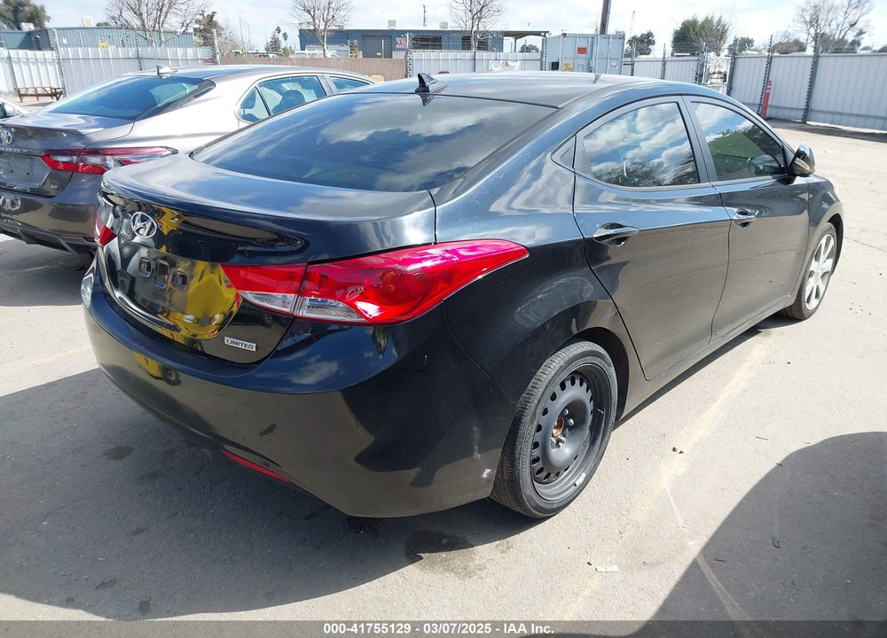 2012 HYUNDAI ELANTRA VIN: KMHDH4AEXCU257090