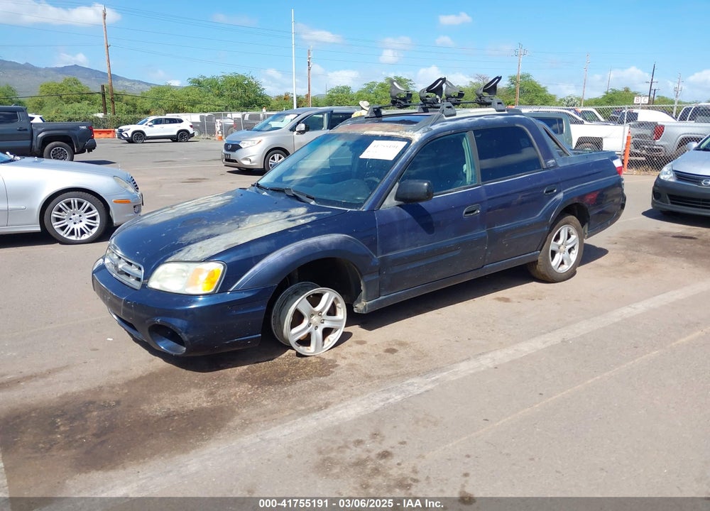 2004 SUBARU BAJA SPORT VIN: 4S4BT62C247102113