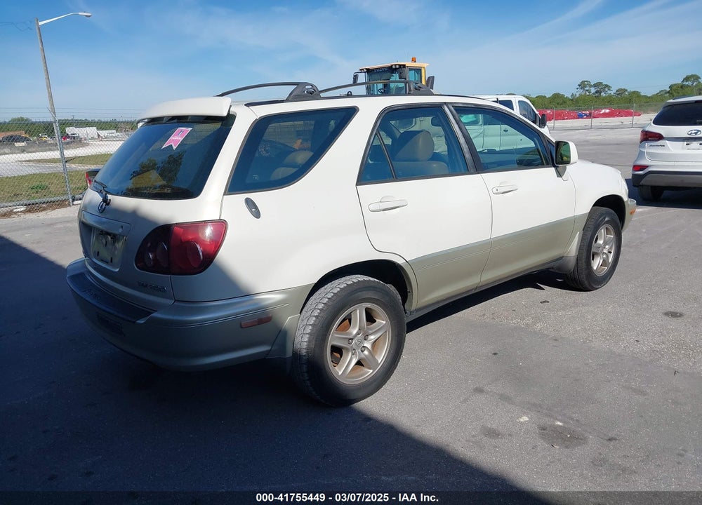 1999 LEXUS RX 300 VIN: JT6GF10U0X0030946