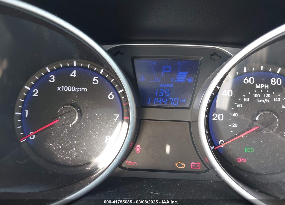 2012 HYUNDAI TUCSON VIN: KM8JU3AC6CU485093