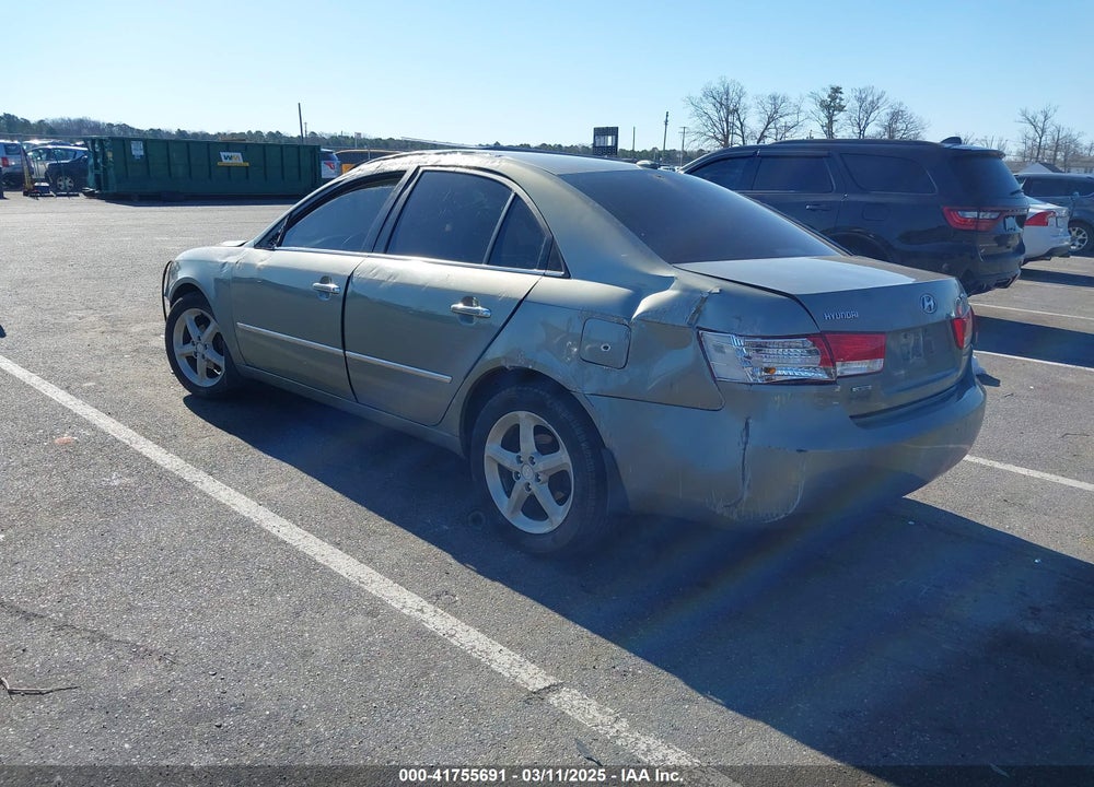 2008 HYUNDAI SONATA LIMITED/SE VIN: 5NPEU46C48H304238