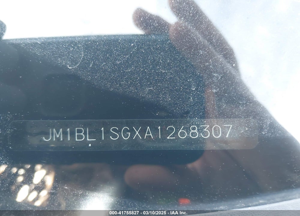 2010 MAZDA 3 I TOURING VIN: JM1BL1SGXA1268307