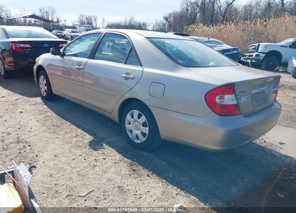 2004 TOYOTA CAMRY LE VIN: 4T1BE32K24U865394