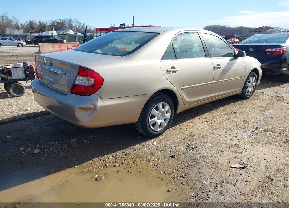 2004 TOYOTA CAMRY LE VIN: 4T1BE32K24U865394