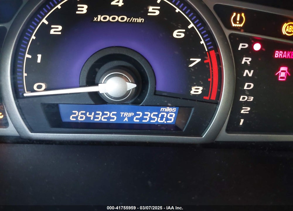 2009 HONDA CIVIC VIN: 1HGFA16549L016487