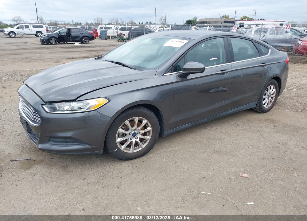 2016 FORD FUSION VIN: 3FA6P0G72GR233242