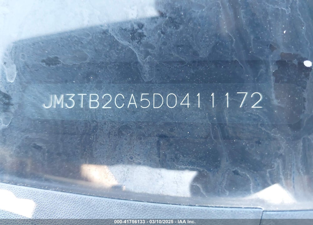 2013 MAZDA CX-9 VIN: JM3TB2CA5D0411172